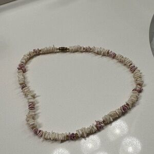 Vintage Puka Chip Beaded Choker Necklace Vintage